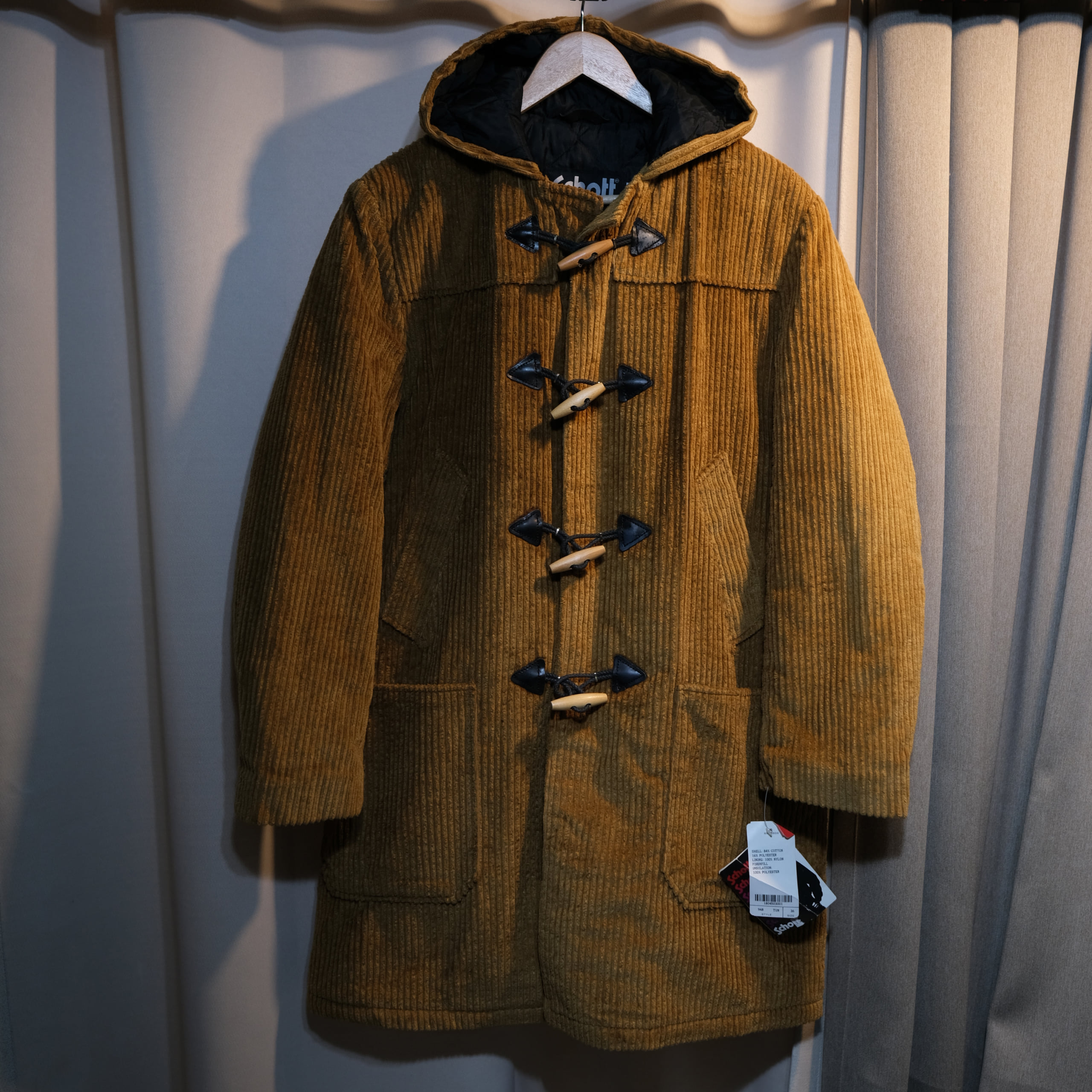 Schott NYC Coduroy Duffle coat (Deadstock)