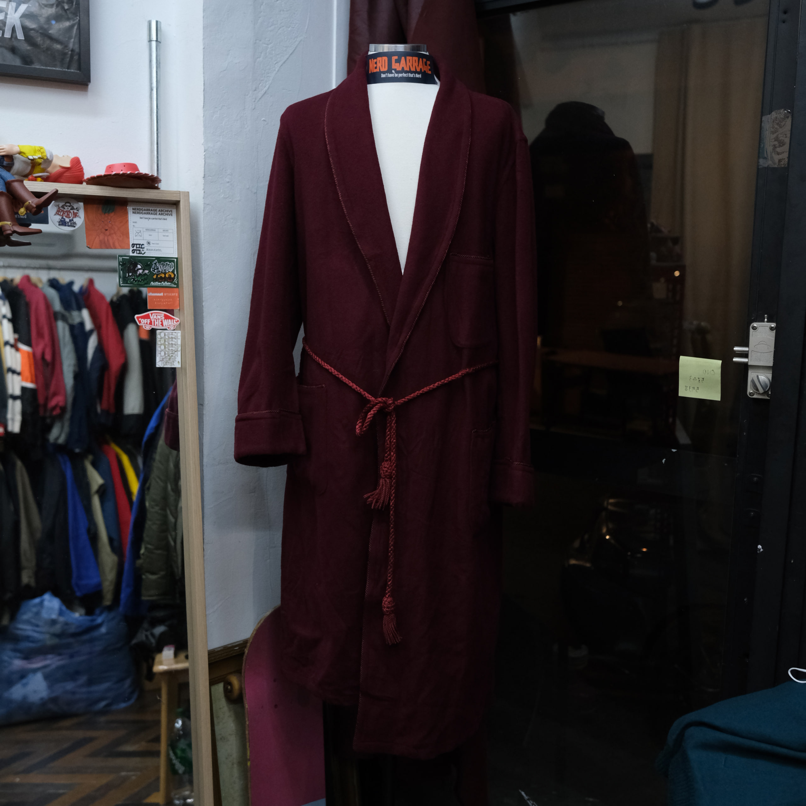 7~80s England Vintage Robe coat